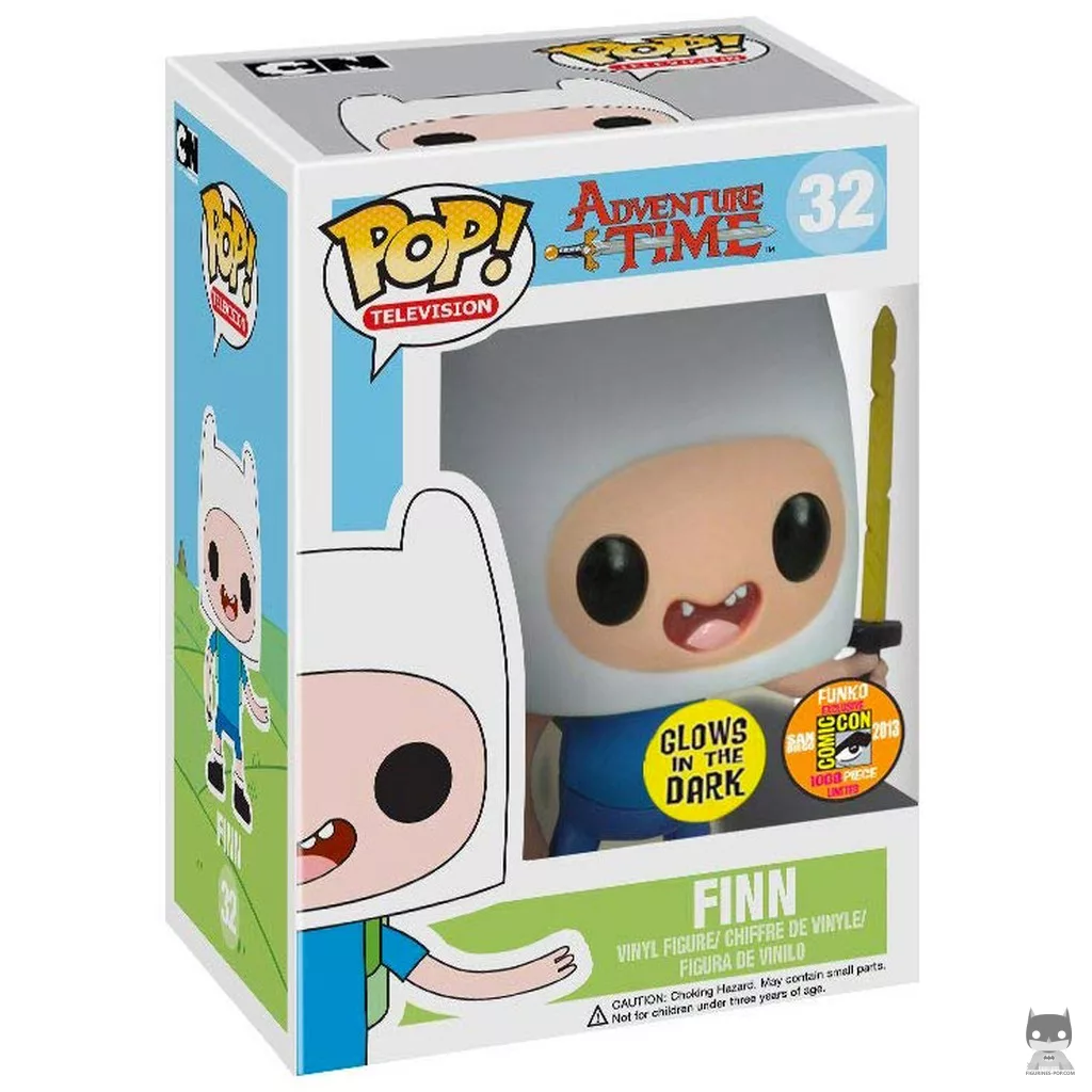 Finn the Human with sword Funko Pop! figure in its box
