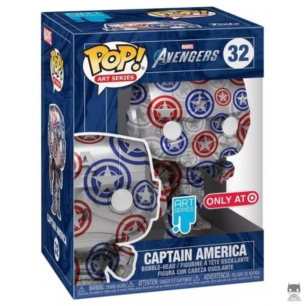 Captain America Funko Pop! figure in its box