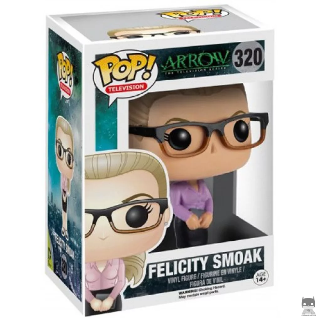 Felicity Smoak Funko Pop! figure in its box