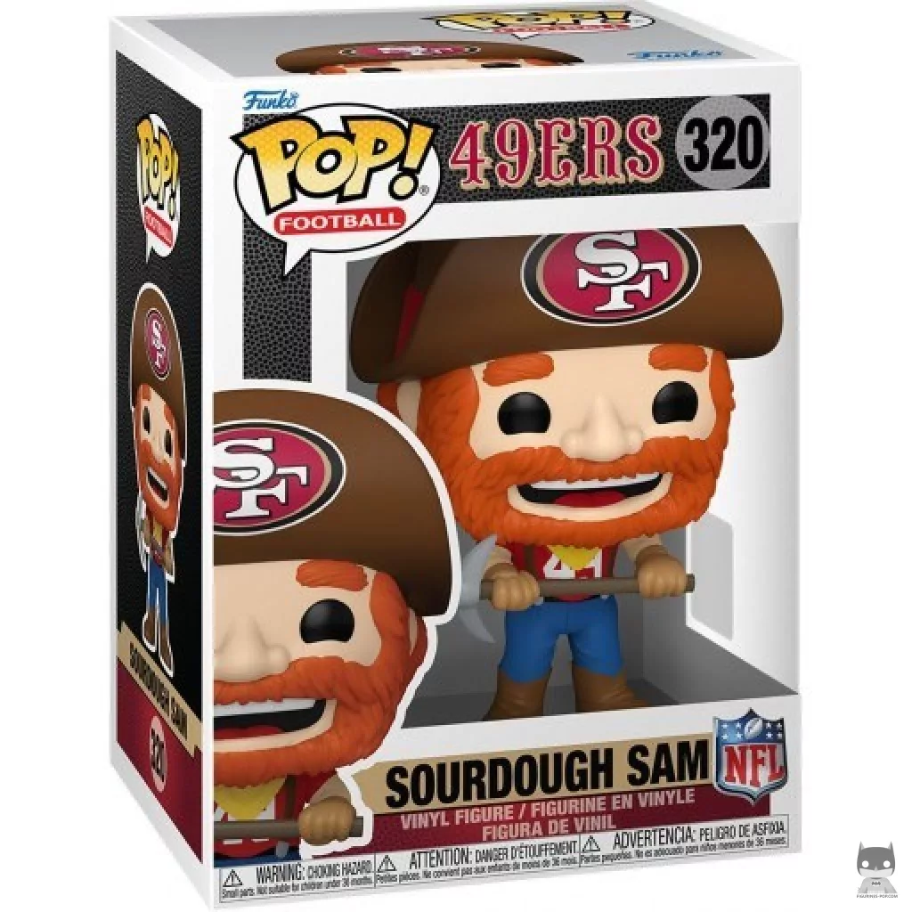 Sourdough Sam (49Ers) Funko Pop! figure in its box