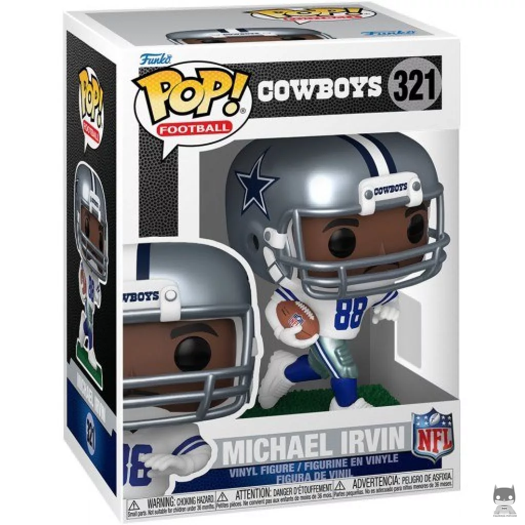 Michael Irvin (Cowboys) Funko Pop! figure in its box