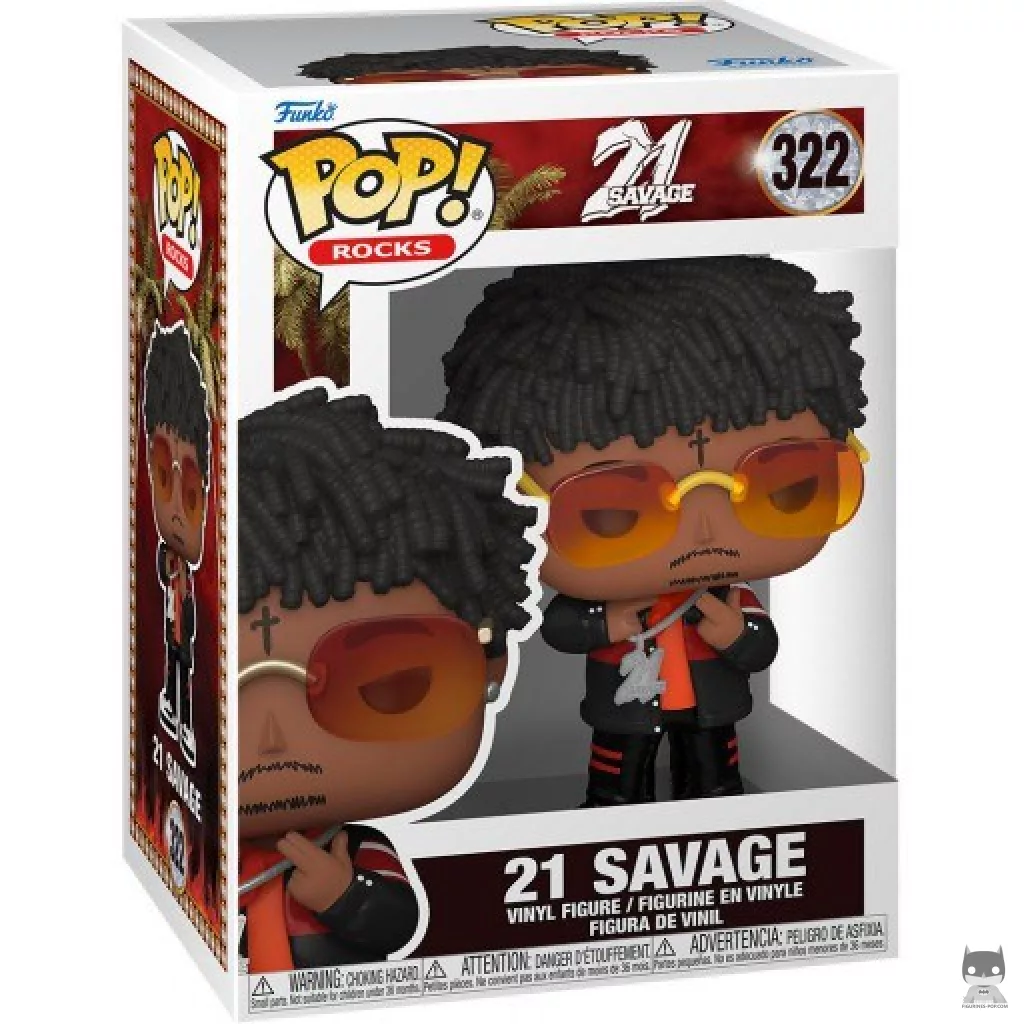 21 Savage Funko Pop! figure in its box