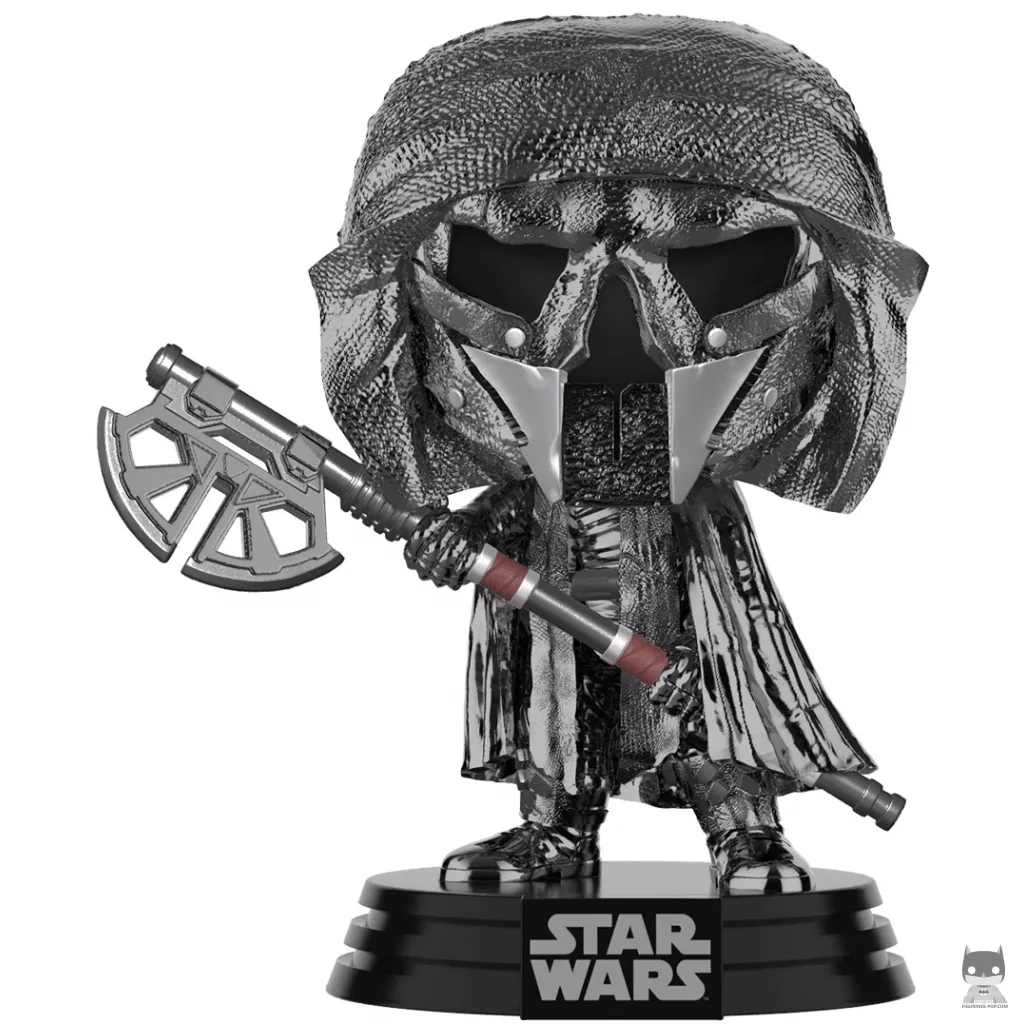 Knight of Ren Long Axe (Hematite Chrome) Funko Pop! figure (Star Wars: Episode IX, The Rise of Skywalker)