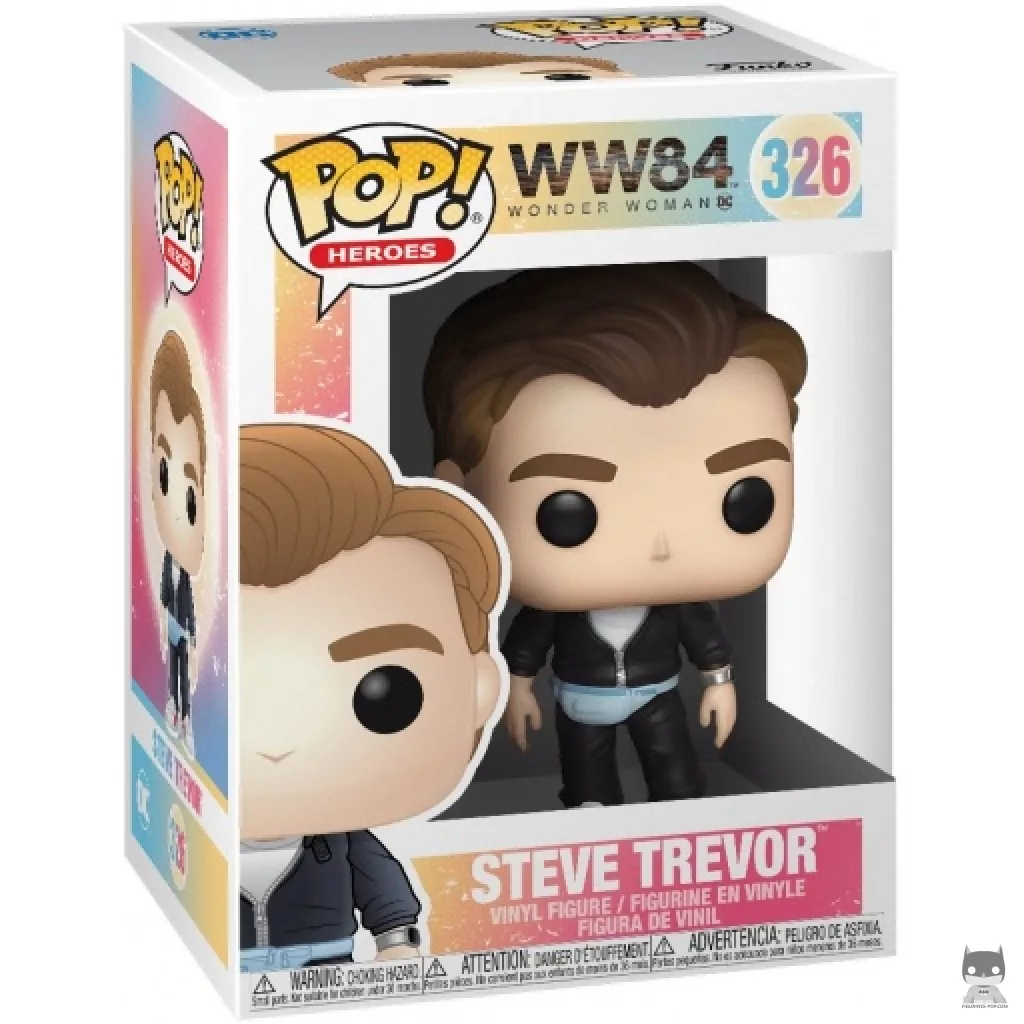 Steve Trevor Funko Pop! figure in its box