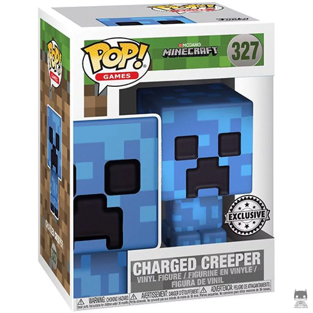 Charged Creeper Funko Pop! figure in its box
