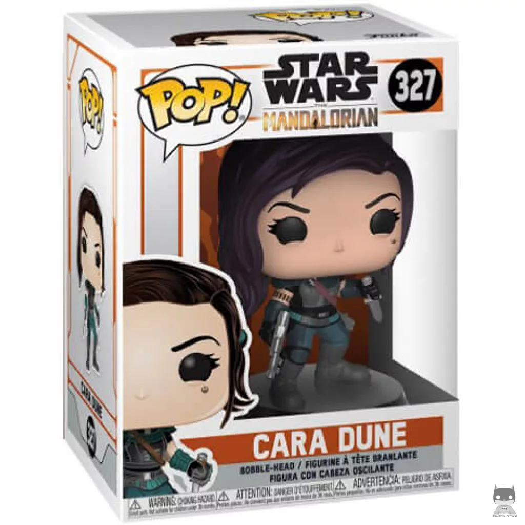 Cara Dune Funko Pop! figure in its box