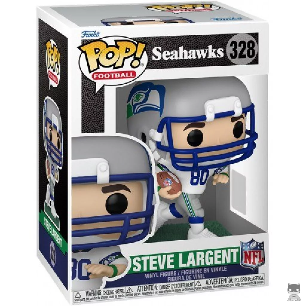 Steve Largent (Seahawks) Funko Pop! figure in its box