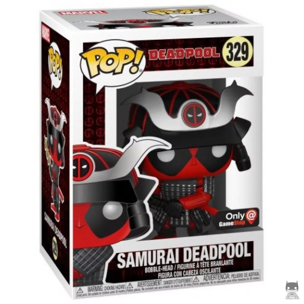 Samurai Deadpool Funko Pop! figure in its box