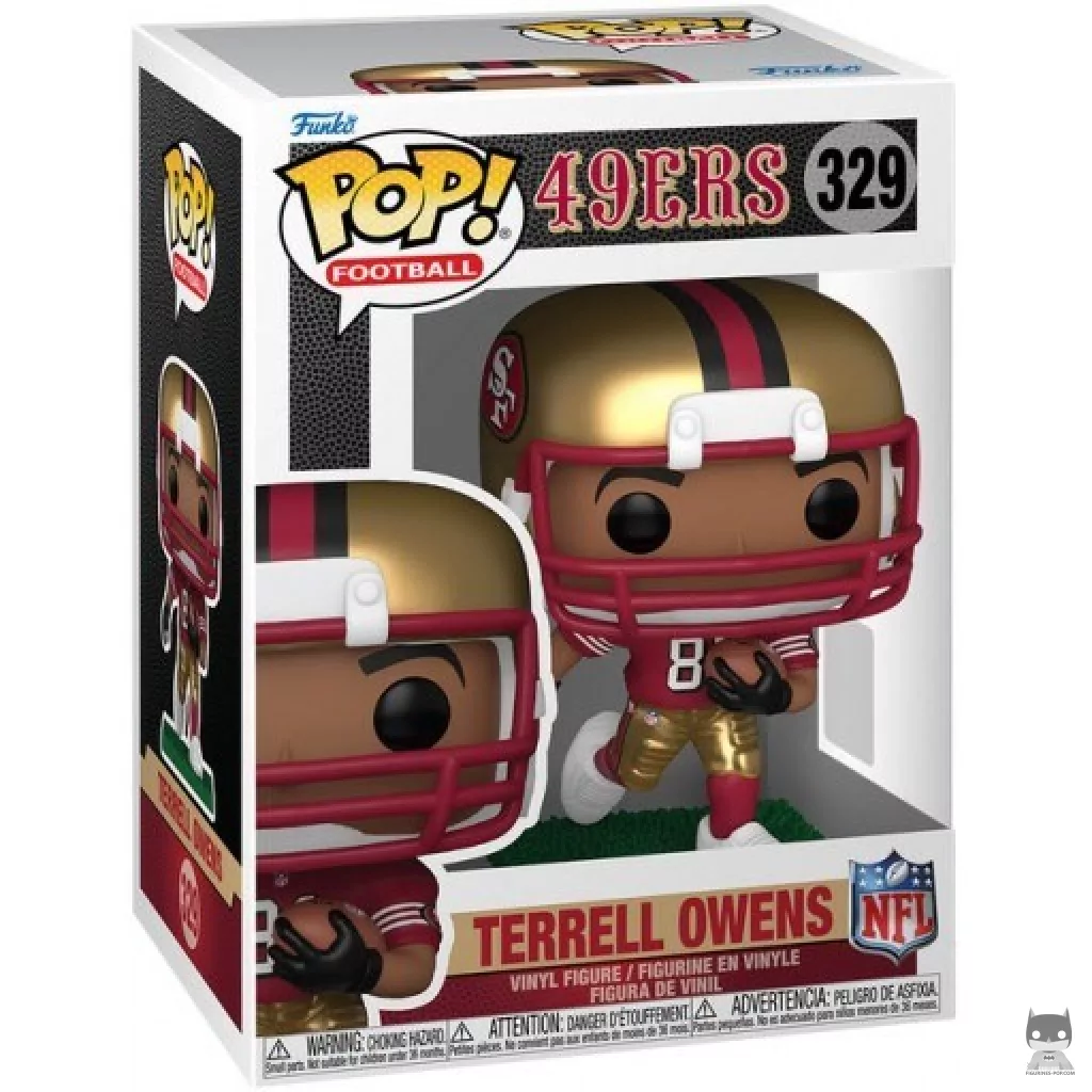 Terrell Owens Funko Pop! figure in its box