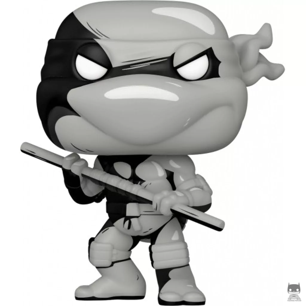 Donatello (Black & White Chase) Funko Pop! figure (Eastman and Laird's Teenage Mutant Turtles Ninja)