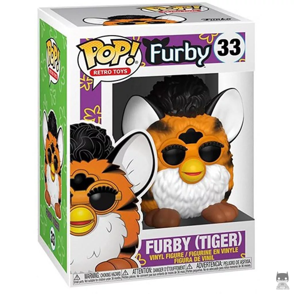 Furby (Tiger) Funko Pop! figure in its box