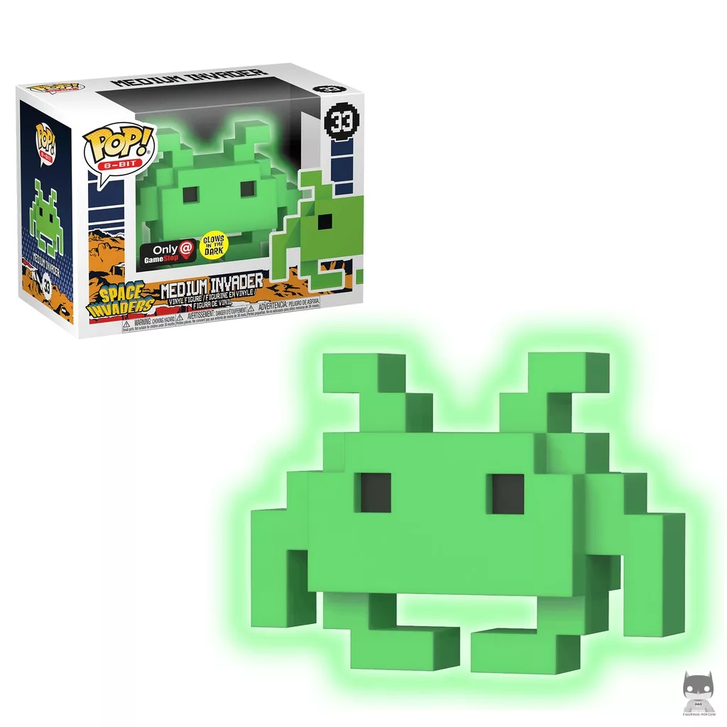 Medium Invader (Green) Funko Pop! figure in its box