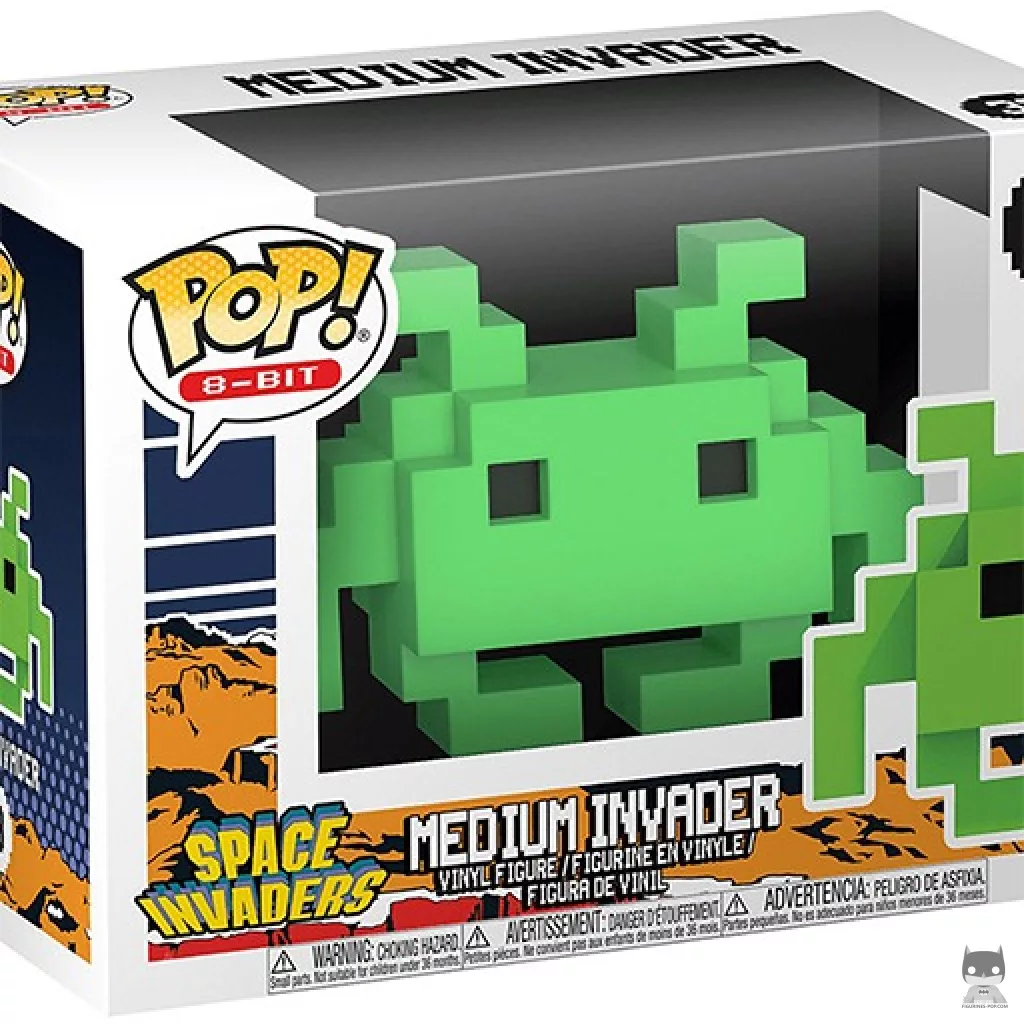 Medium Invader (Green) Funko Pop! figure in its box