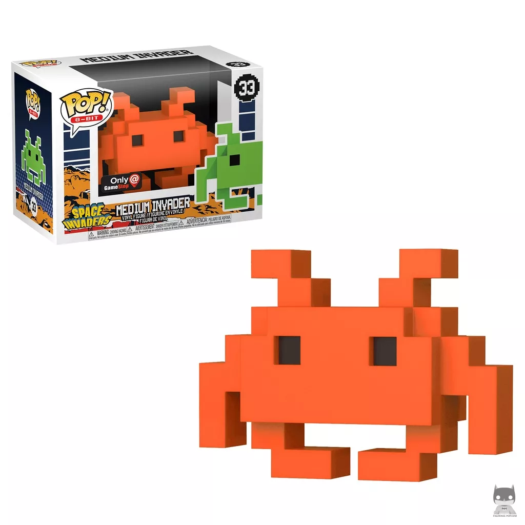 Medium Invader (Orange) Funko Pop! figure in its box