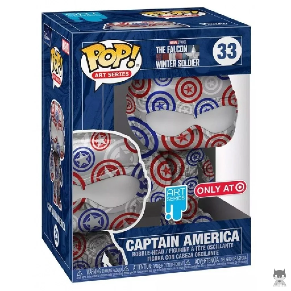Captain America Funko Pop! figure in its box