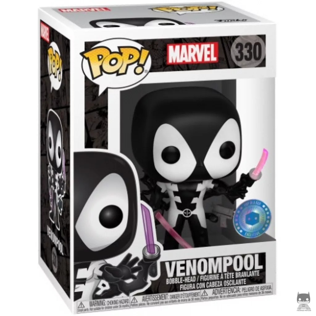 Venompool Funko Pop! figure in its box