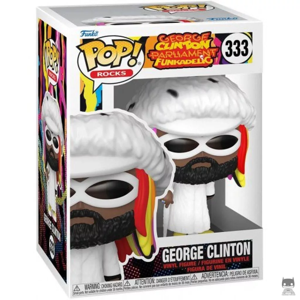 George Clinton Funko Pop! figure in its box