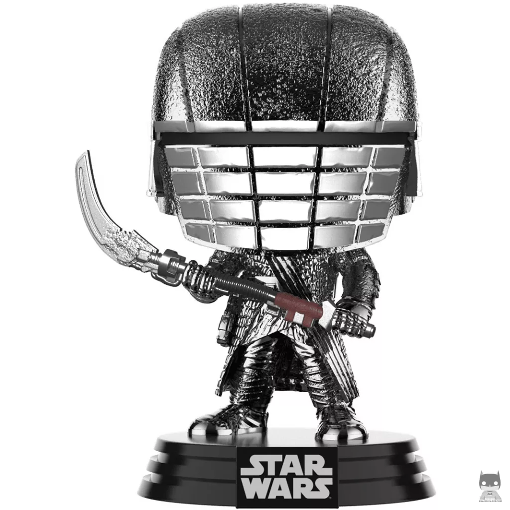 Knight of Ren Scythe (Hematite Chrome) Funko Pop! figure (Star Wars: Episode IX, The Rise of Skywalker)