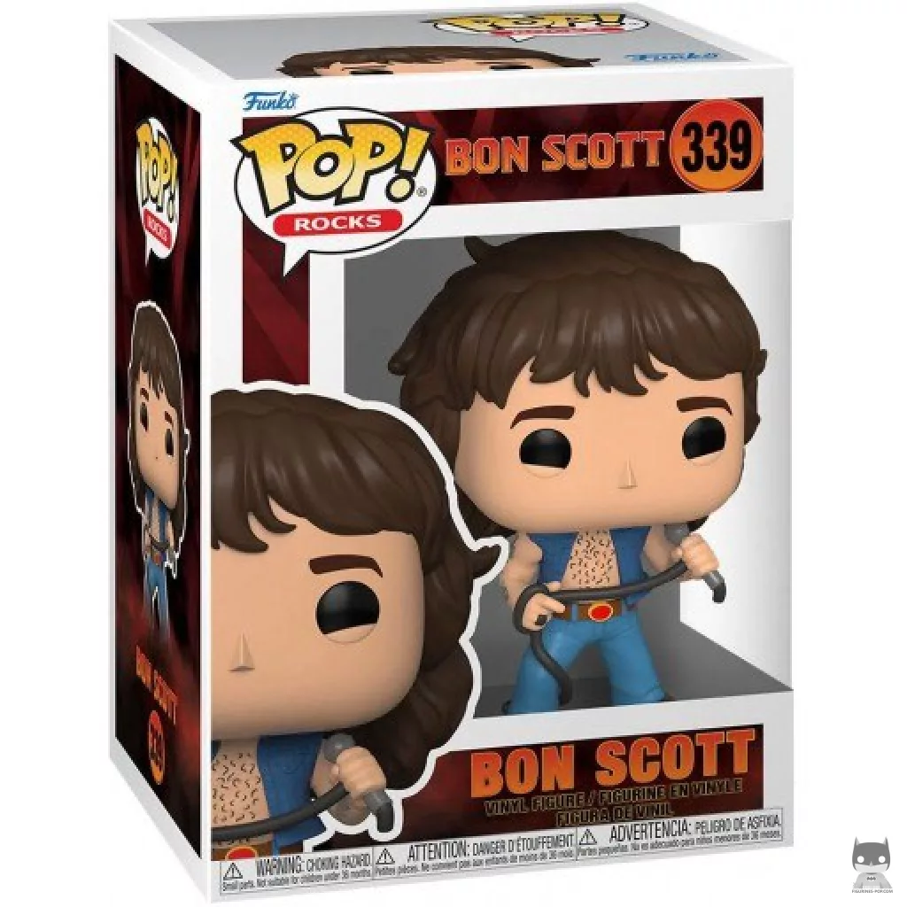 Bon Scott Funko Pop! figure in its box