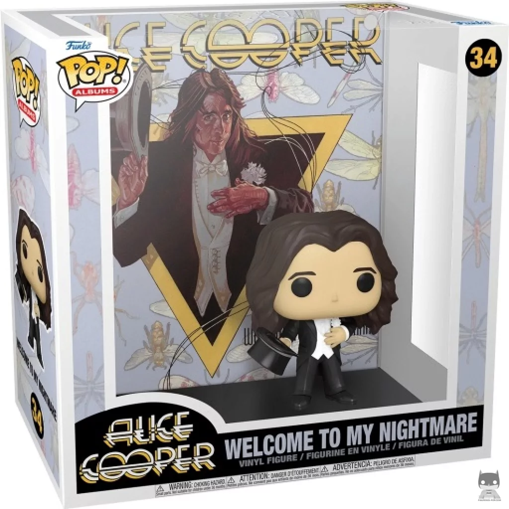 Alice Cooper : Welcome to My Nightmare Funko Pop! figure in its box