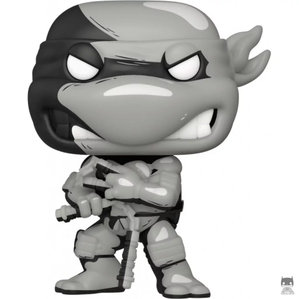 Michelangelo (Black & White Chase) Funko Pop! figure (Eastman and Laird's Teenage Mutant Turtles Ninja)