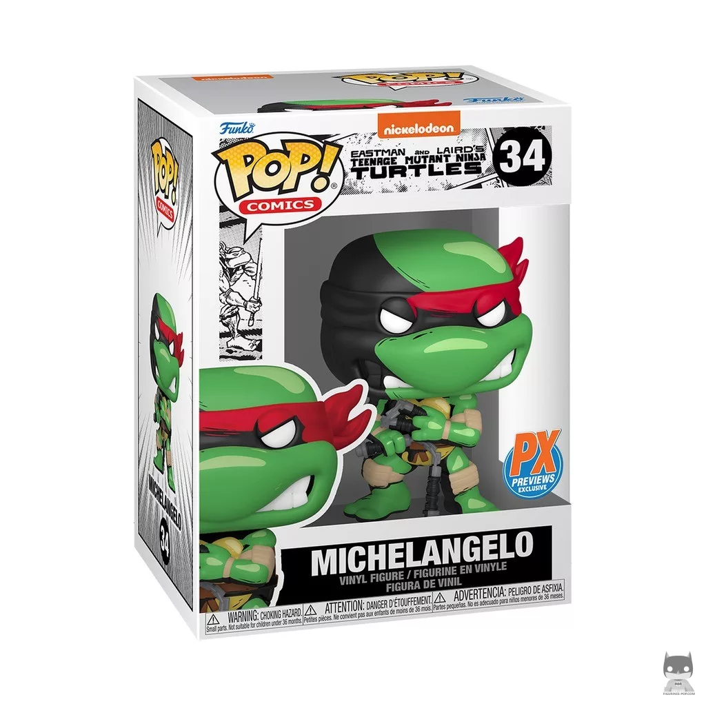 Michelangelo Funko Pop! figure in its box