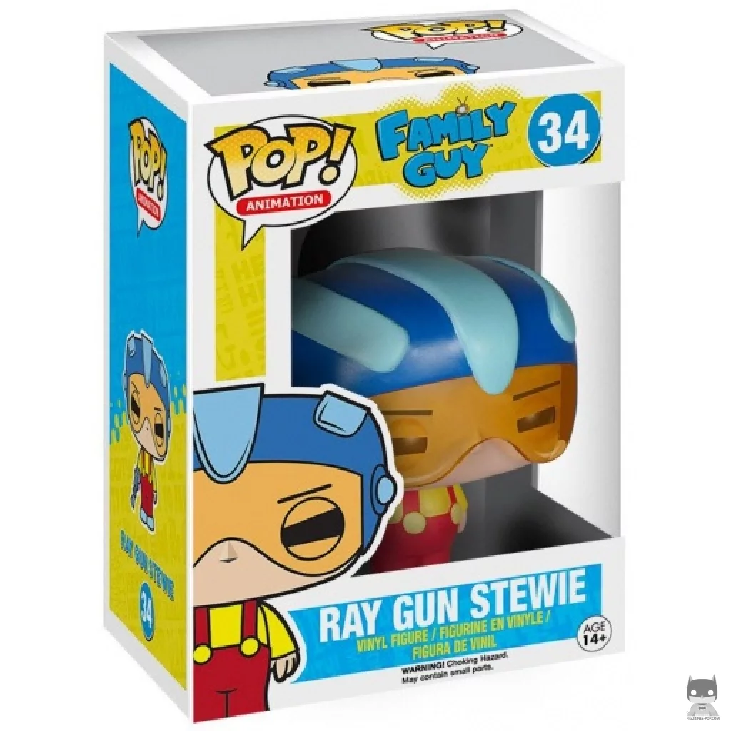 Ray Gun Stewie Funko Pop! figure in its box
