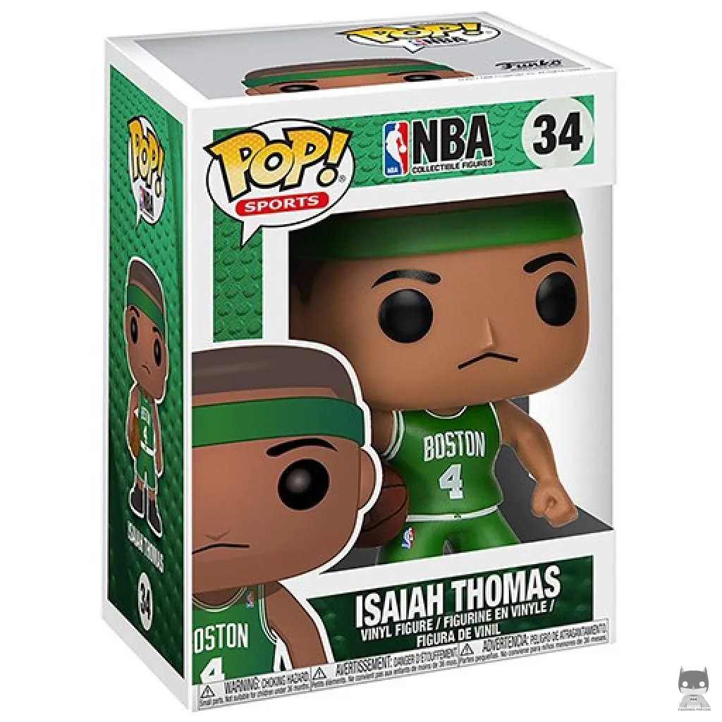 Isaiah Thomas Funko Pop! figure in its box
