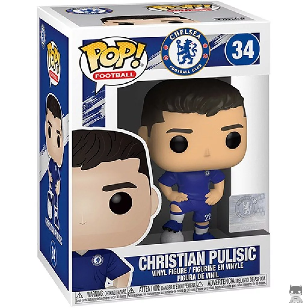 Christian Pulisic (Chelsea) Funko Pop! figure in its box