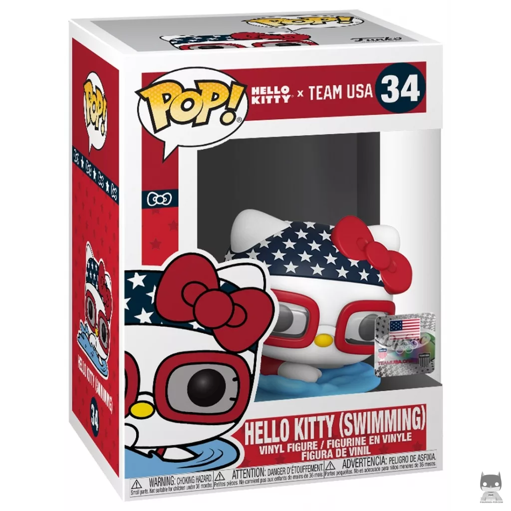 Hello Kitty (Swimming) Funko Pop! figure in its box