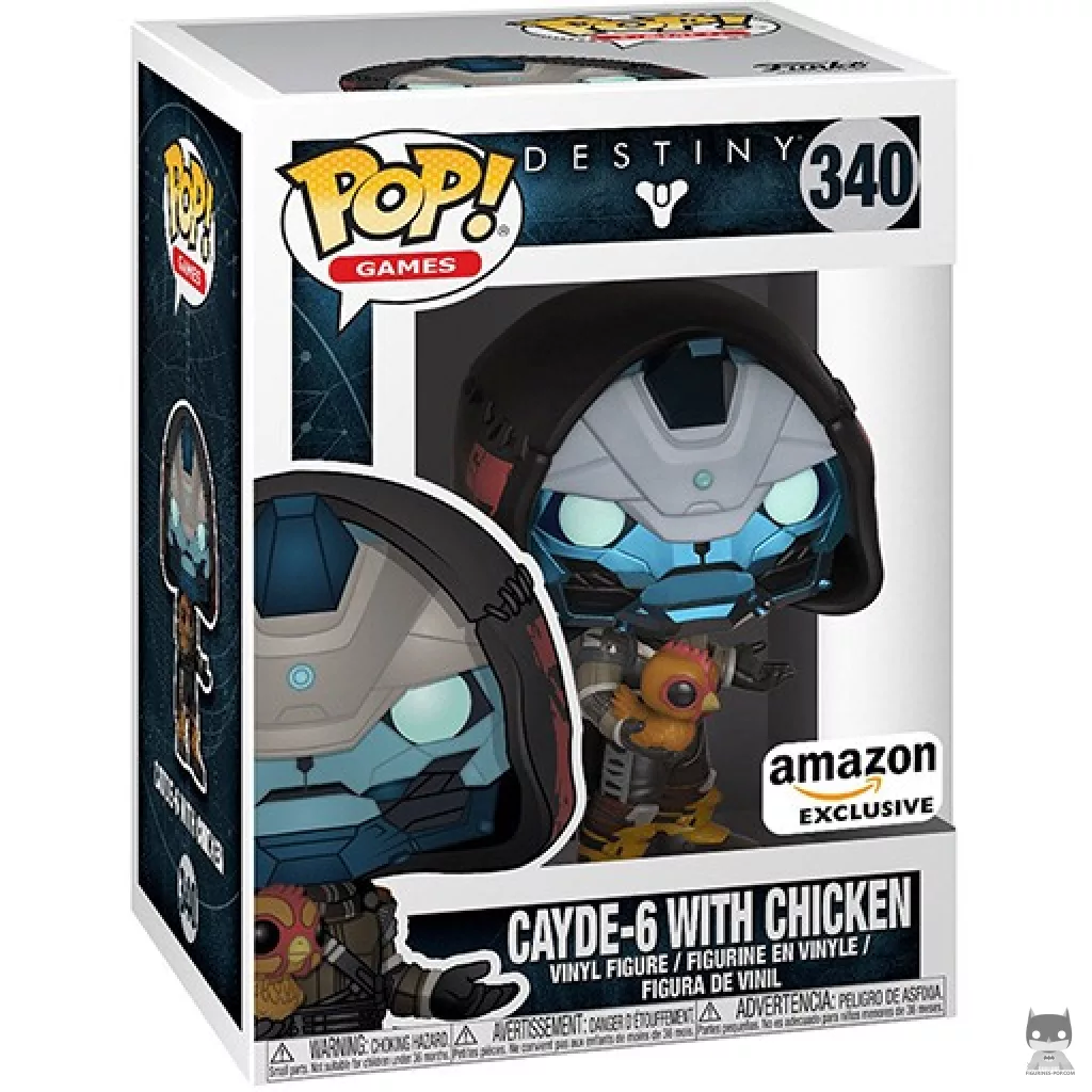Cayde-6 with Chicken Funko Pop! figure in its box