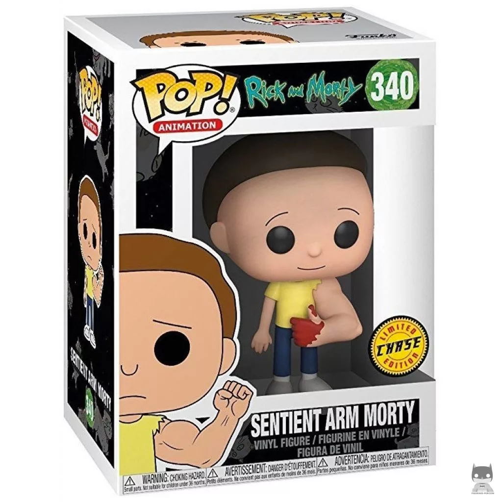 Sentient Arm Morty (Chase) Funko Pop! figure in its box