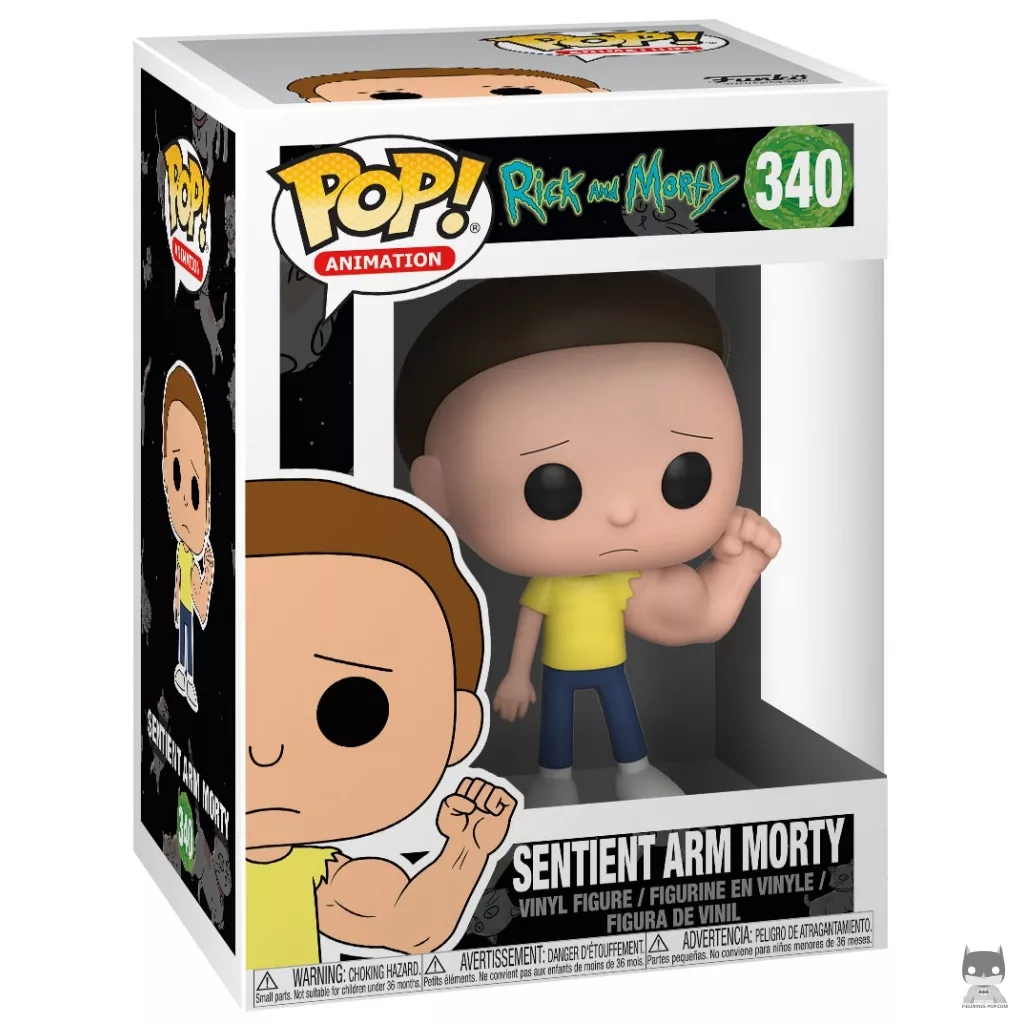 Sentient Arm Morty Funko Pop! figure in its box