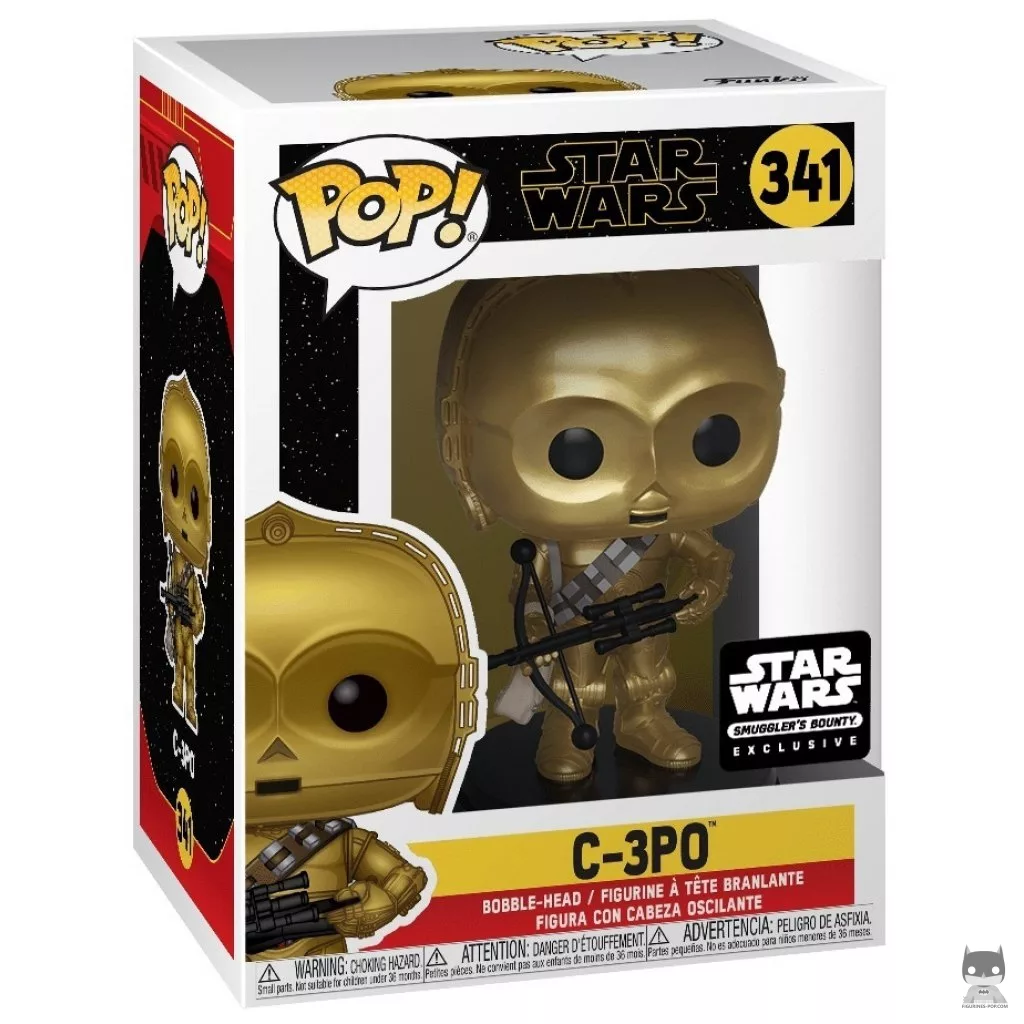 C-3PO with Bowcaster Funko Pop! figure in its box