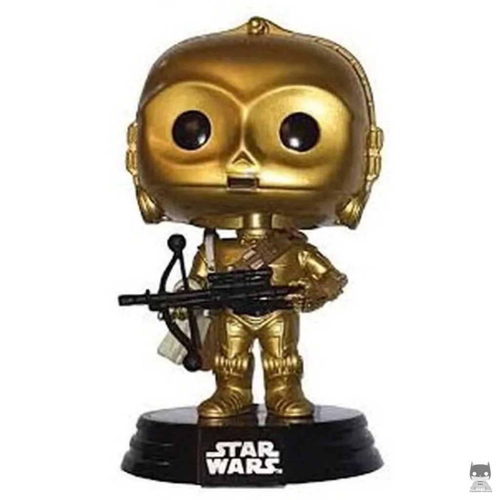 C-3PO with Bowcaster Funko Pop! figure (Star Wars: Episode IX, The Rise of Skywalker)