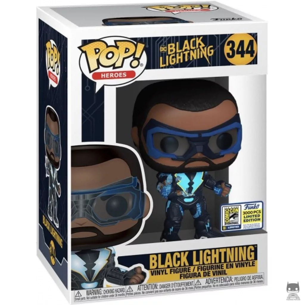 Black Lightning Funko Pop! figure in its box
