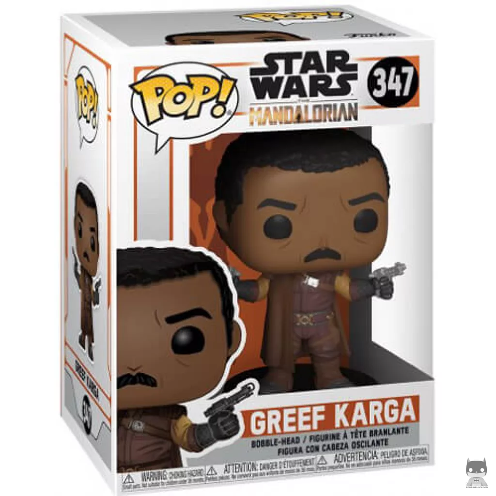 Greef Karga Funko Pop! figure in its box