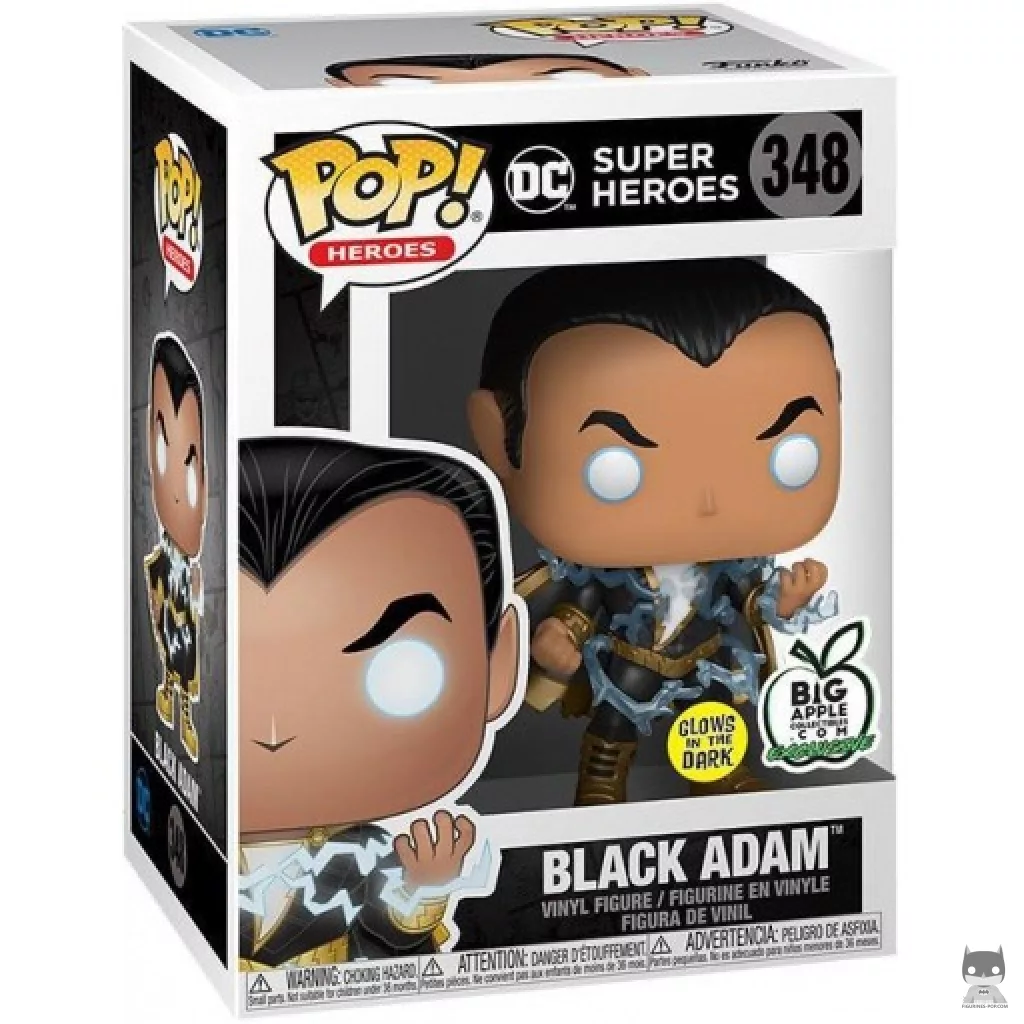 Black Adam (Glow in the Dark) Funko Pop! figure in its box