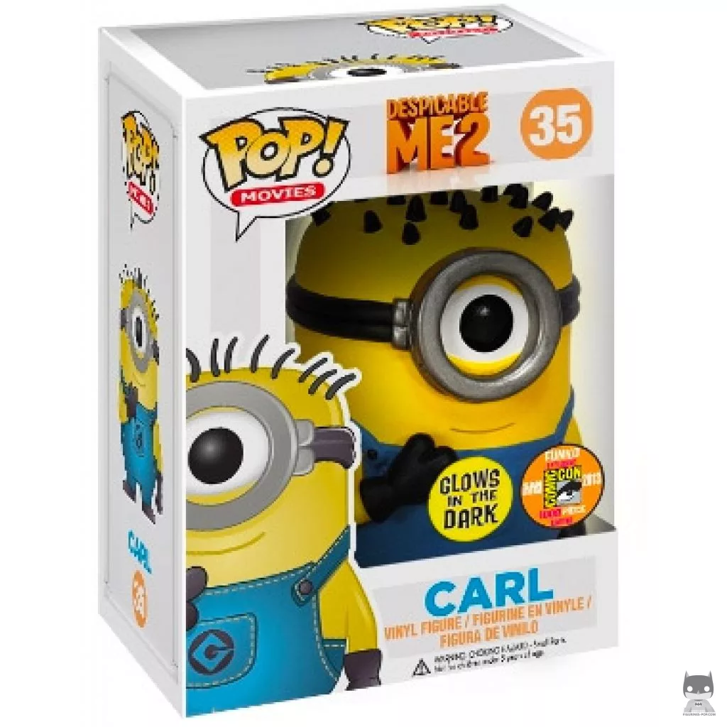Carl (Glow in the Dark) Funko Pop! figure in its box