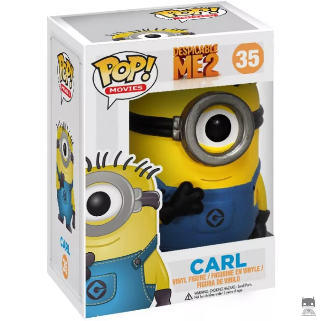 Carl Funko Pop! figure in its box