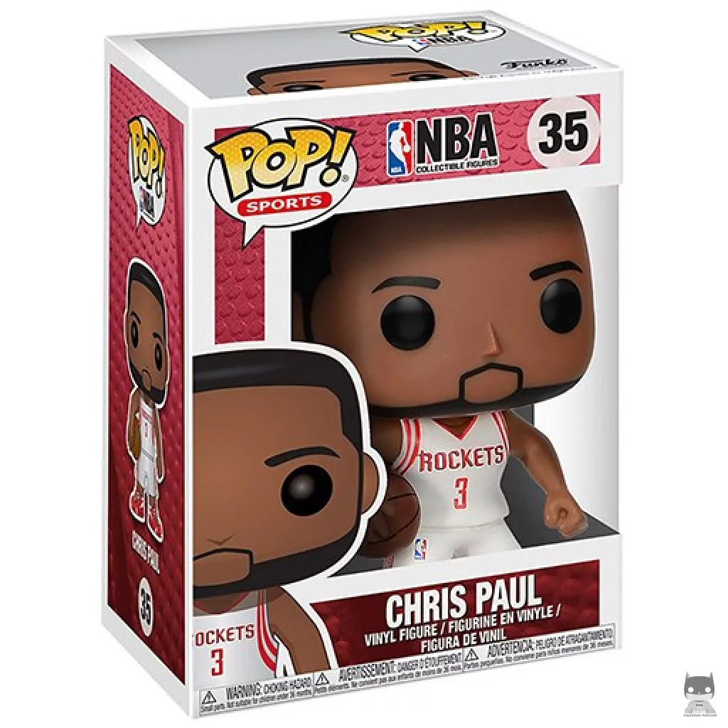 Chris Paul Funko Pop! figure in its box