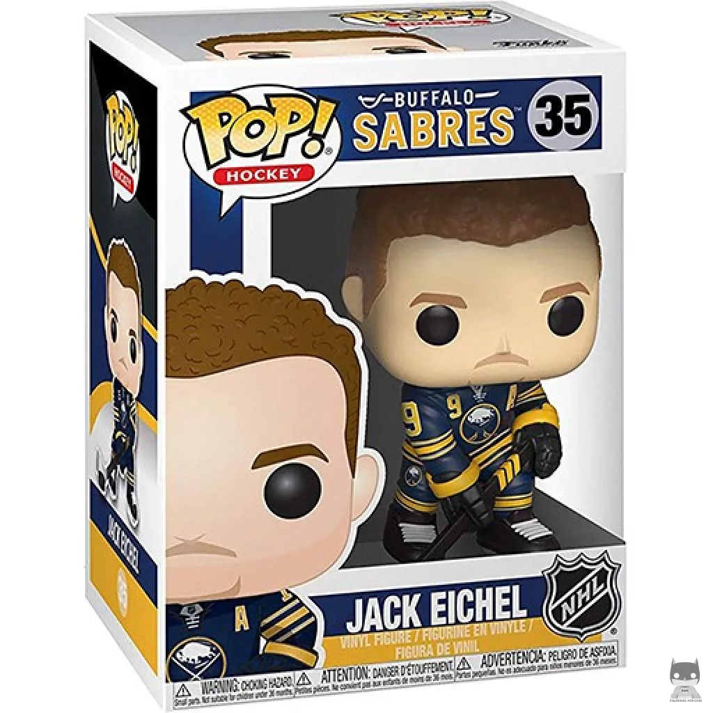 Jack Eichel Funko Pop! figure in its box