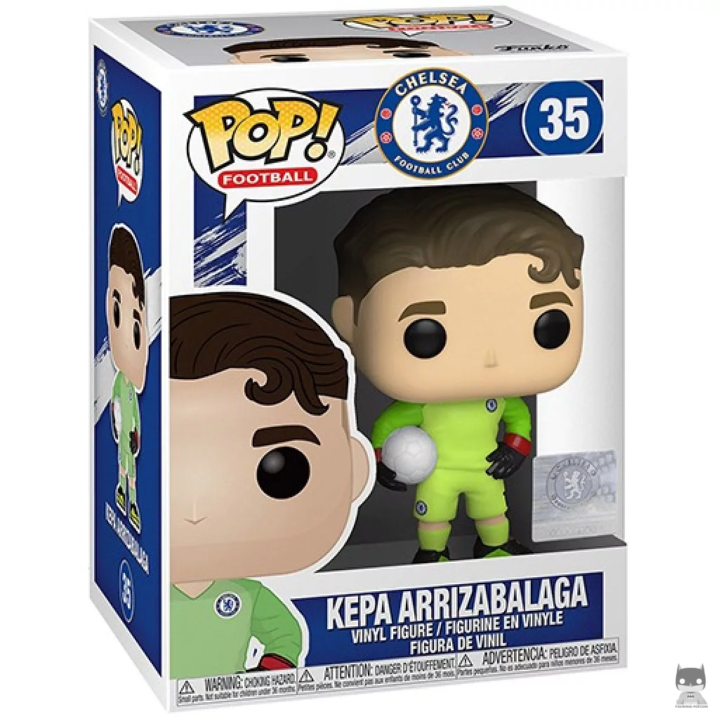 Kepa Arrizabalaga (Chelsea) Funko Pop! figure in its box