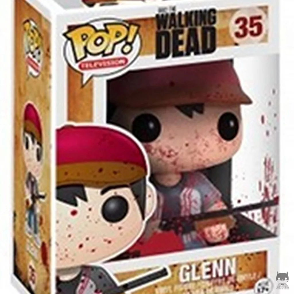Glenn Rhee (Bloody) Funko Pop! figure in its box