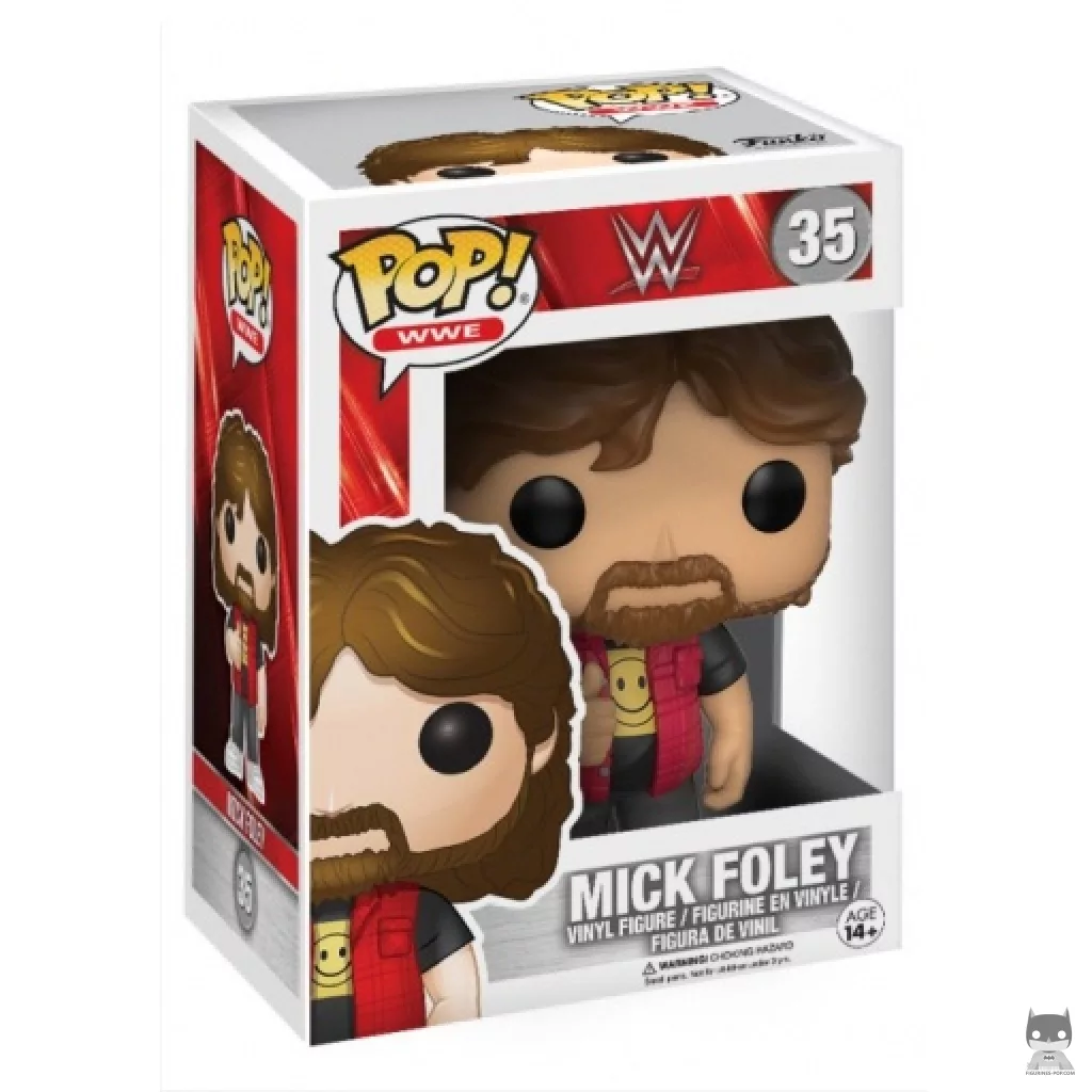 Mick Foley Funko Pop! figure in its box