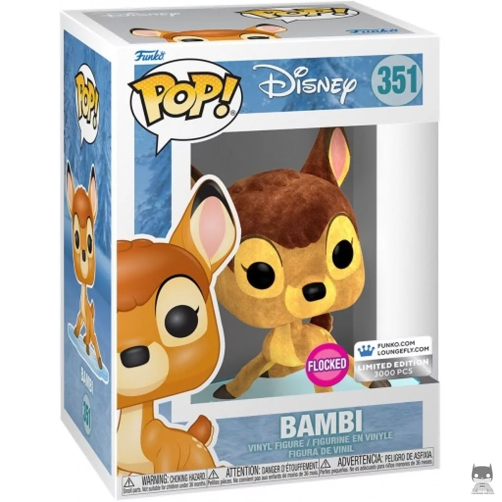 Bambi on ice (Flocked) Funko Pop! figure in its box