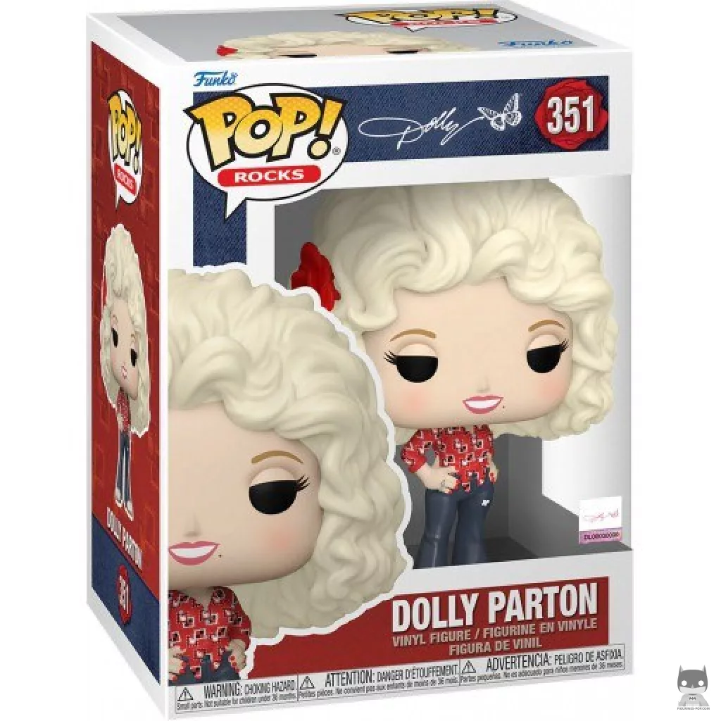 Dolly Parton Funko Pop! figure in its box