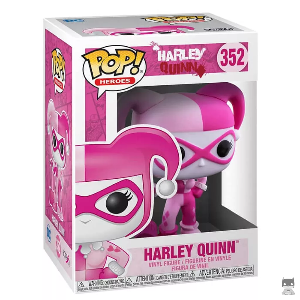 Harley Quinn (Pink October) Funko Pop! figure in its box