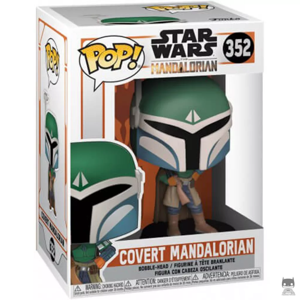 Covert Mandalorian Funko Pop! figure in its box