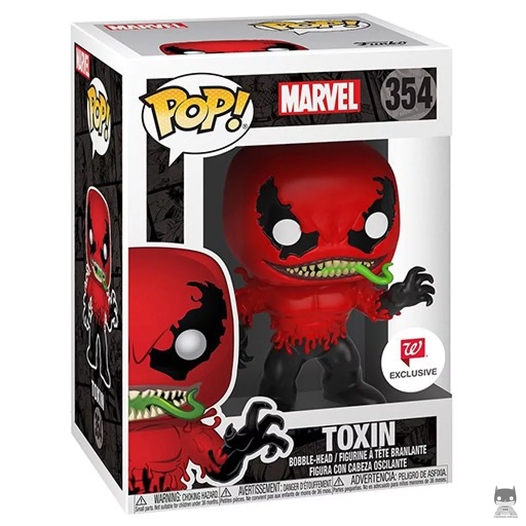 Toxin Funko Pop! figure in its box